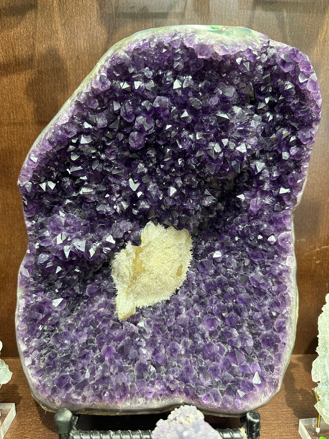 Uruguayan Amethyst & Calcite Geode
