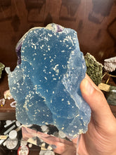 Load image into Gallery viewer, Blue Step Fluorite 1 w/ Calcite Fujian Province
