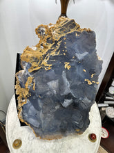 Load image into Gallery viewer, 111lb Blue Fluorite w/ Dogtooth Calcite
