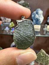 Load image into Gallery viewer, 5+ gram Moldavite in Sterline Silver
