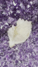 Load and play video in Gallery viewer, Uruguayan Amethyst &amp; Calcite Geode
