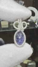 Load and play video in Gallery viewer, Tanzanite wrapped in 935 Agentium Silver Wire
