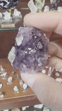 Load and play video in Gallery viewer, Purple Cuboctohedron Fluorite Yindu Mine
