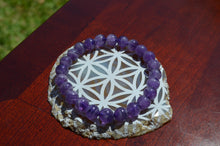 Load image into Gallery viewer, Chevron Amethyst 8mm 7.5&quot; Bracelet
