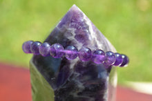 Load image into Gallery viewer, Amethyst 8mm 7.5&quot; Bracelet
